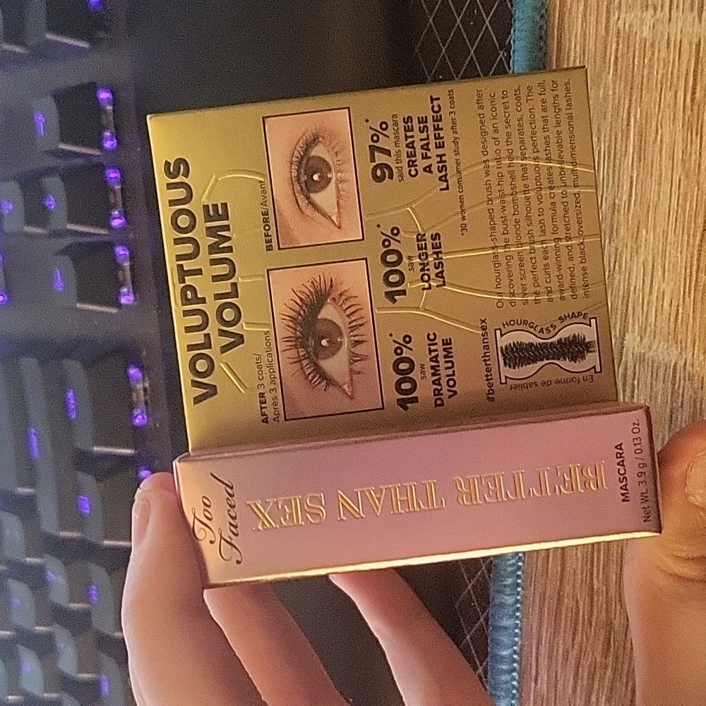 NIB Too Faced Better Than Sex Mascara Mini
